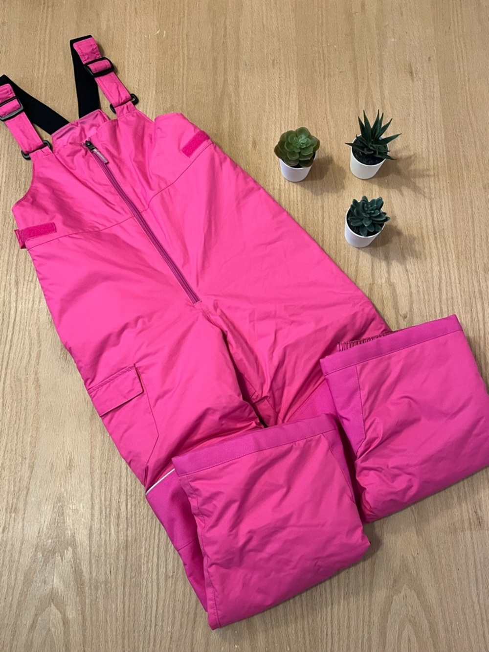 NEW Columbia Kids' Snowslope Bib Snow Pants in Bright Pink